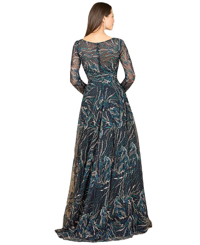 Lara Women's Lace Gown With Long Sleeves - Macy's