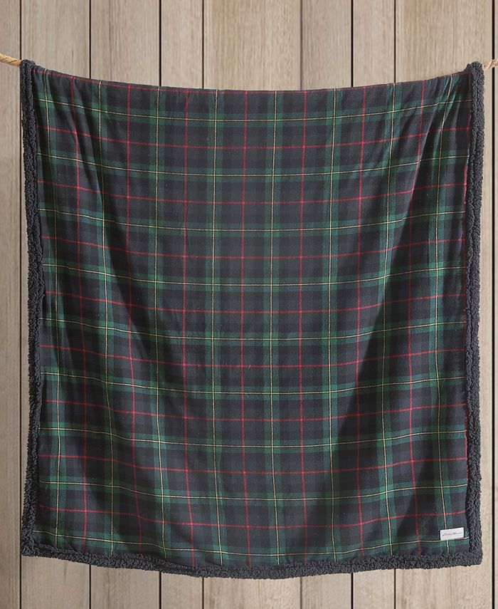 Eddie Bauer Mountain Pine Tartan Cotton Yarn Dye Reversible Flannel