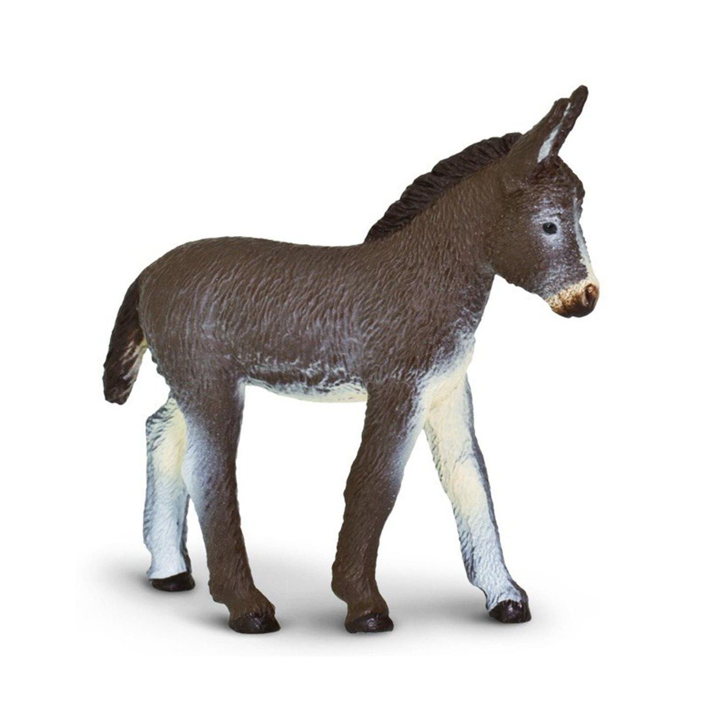 Детская фигурка Safari Ltd Donkey Foal Hand-painted 1-Piece Figurine, Ages 3+ — фото 2