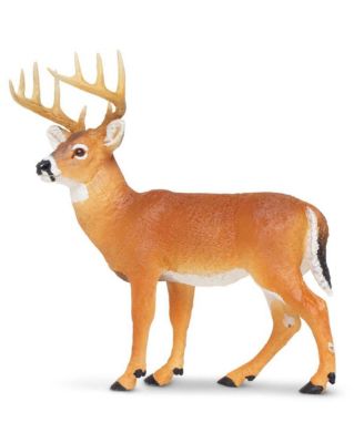 Safari Ltd Whitetail Buck: Figurina Realistica Di Cervo Dalla Coda Bianca Per Gioco E Collezione