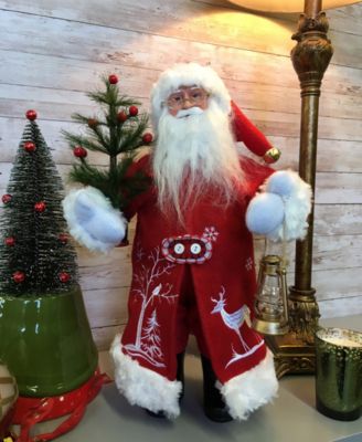 15" Winter Silhouette Claus