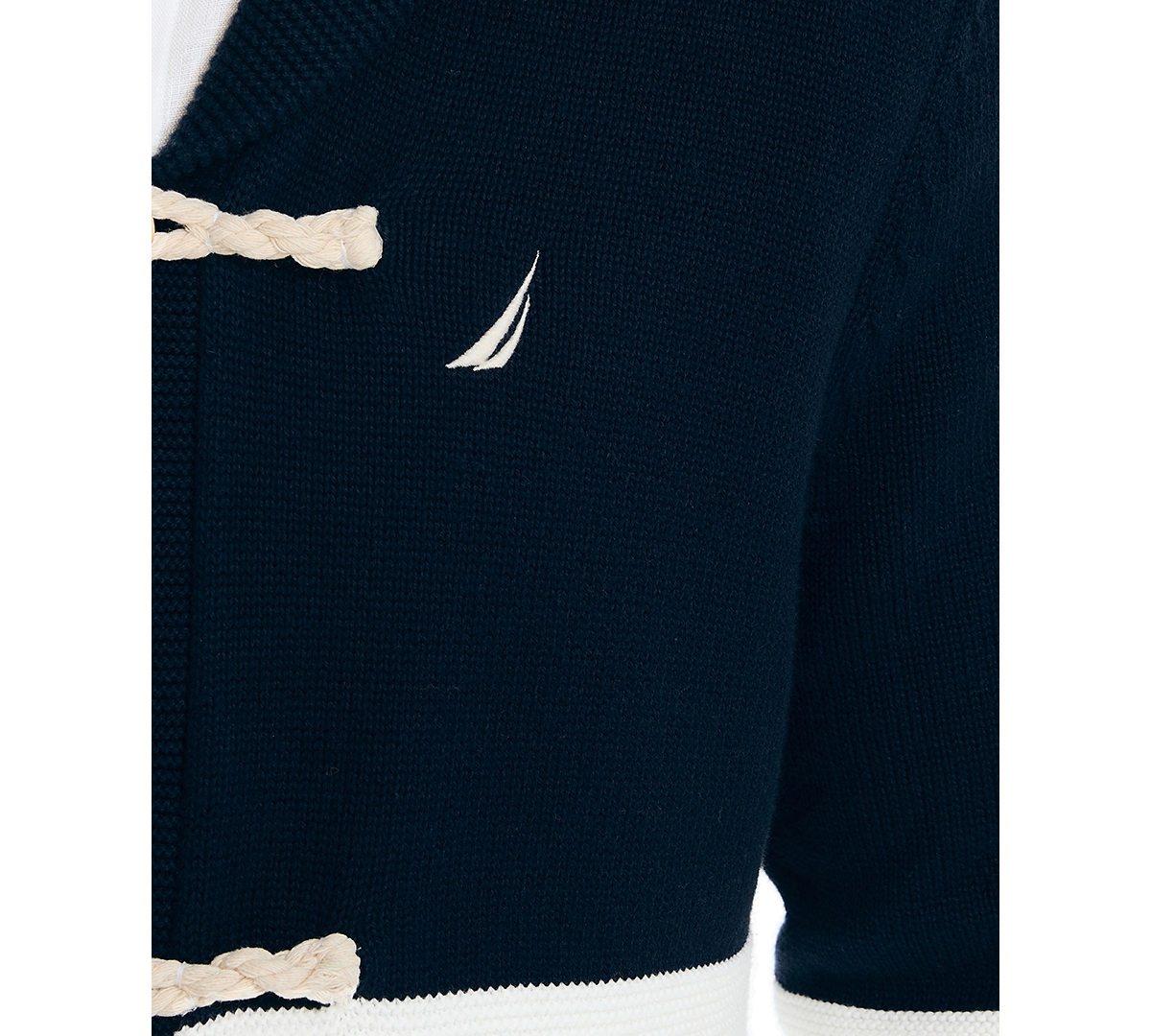 Shop Nautica Men's Heritage Shawl-collar Toggle-closure Cardigan Sweater In Navy Seas