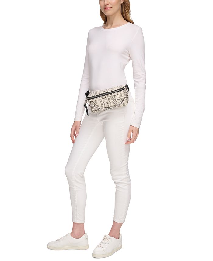 Calvin Klein Rain Adjustable Belt Bag with Chain Detail Macy's