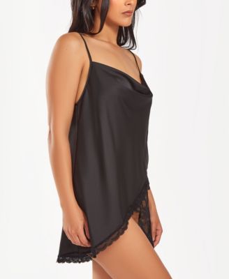 Women's 1 Piece Cowl Neckline Lingerie Chemise