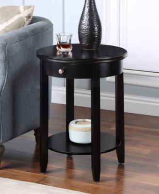 18.25" Rubber wood AH Baldwin End Table