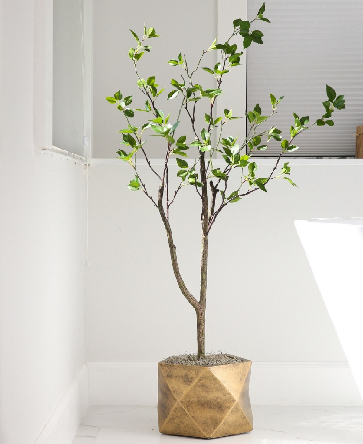 Nearly Natural 48" Minimalist Citrus Artificial Tree In Green