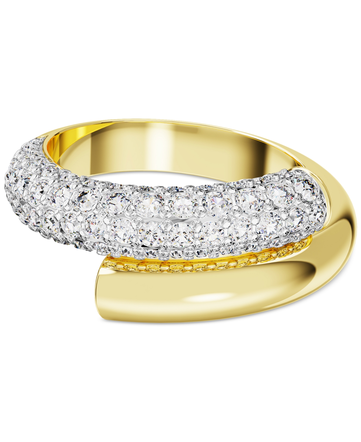 Swarovski Dextera Cocktail Ring In Gold