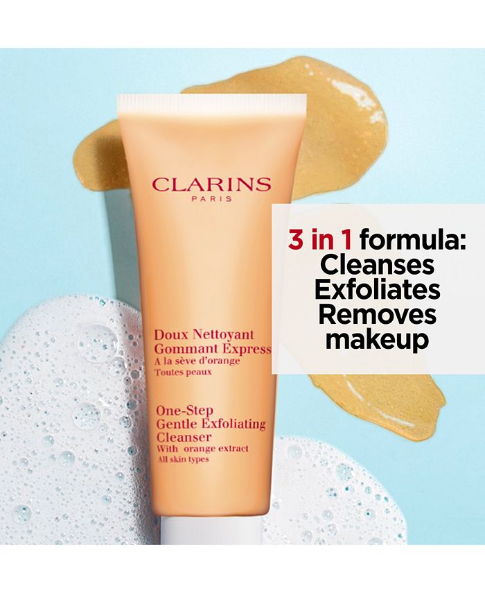 Clarins OneStep Gentle Exfoliating Cleanser With Orange Extract, 4.3