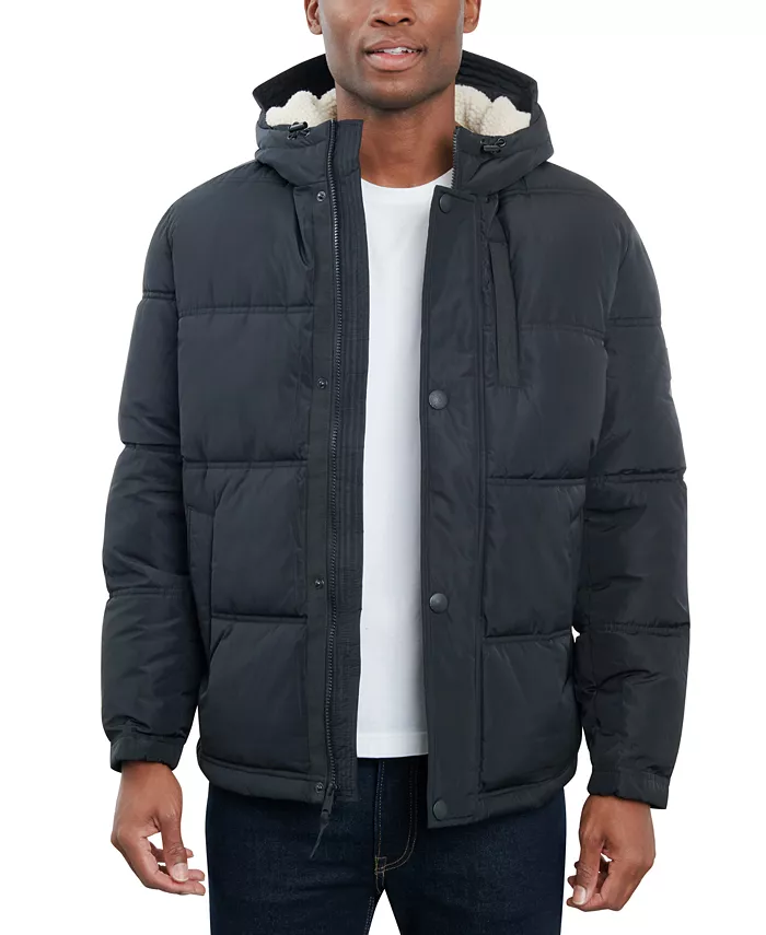 Men's Fleece-Lined Hooded Parka - thumbnail 8