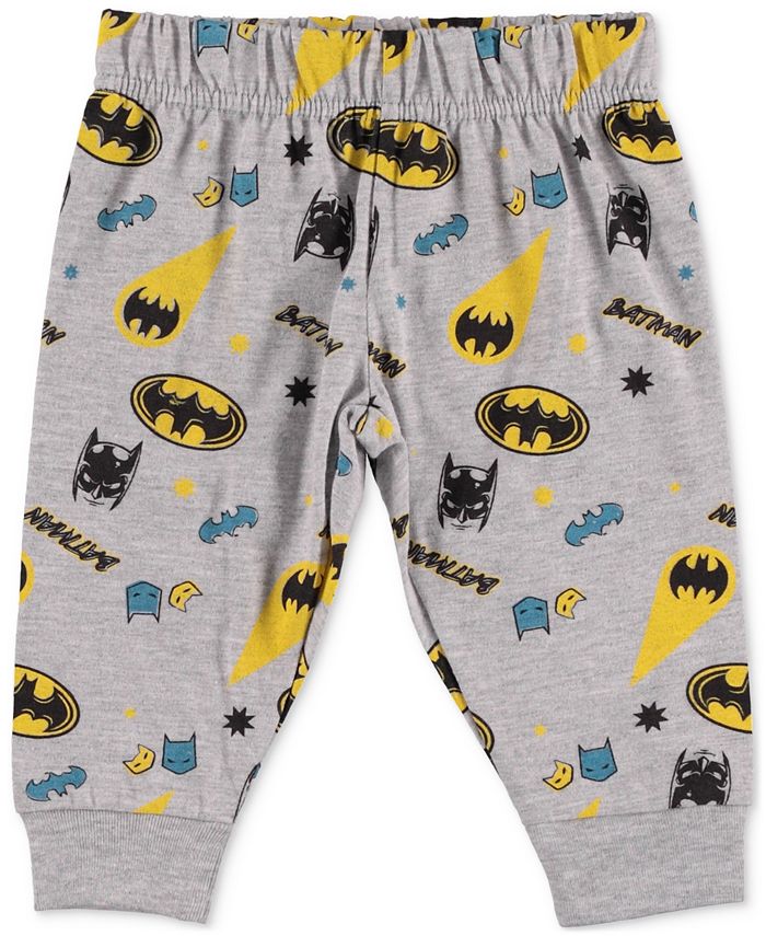 Happy Threads Baby Boys Batman Bodysuit, Bib and Pants, 3 Piece Set