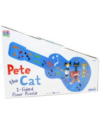 Pete The Cat 2-Sided Floor Puzzle Suitcase, 36 Pieces
