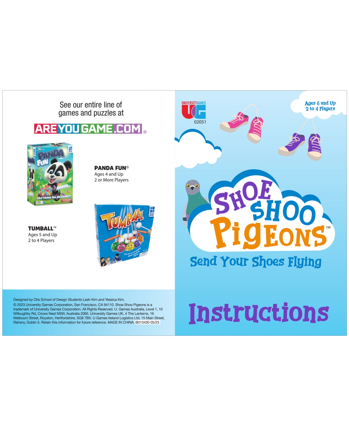 University Games Shoe Shoo Pigeons Game