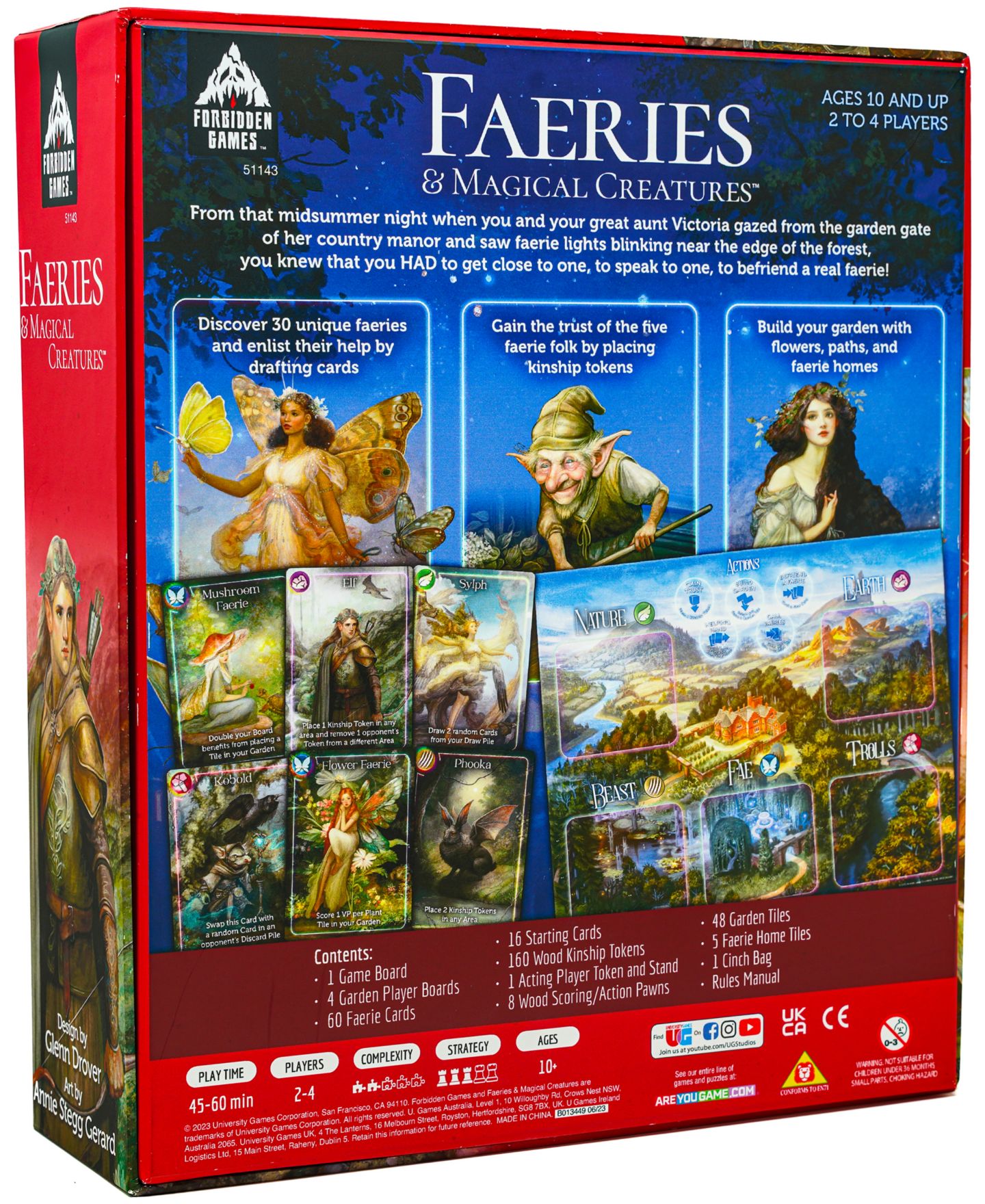 Детская настольная игра Forbidden Games Faeries and Magical Creatures Strategy Board Game, Ages 10+ — фото 2