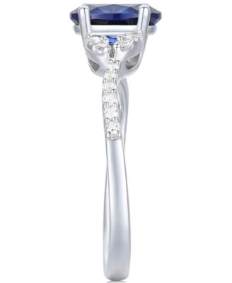 Citrine (1 ct. t.w.) & Lab-Grown White Sapphire (1/4 ct. t.w.) Ring in 14k Gold-Plated Sterling Silver (Also in Additional Gemstones)