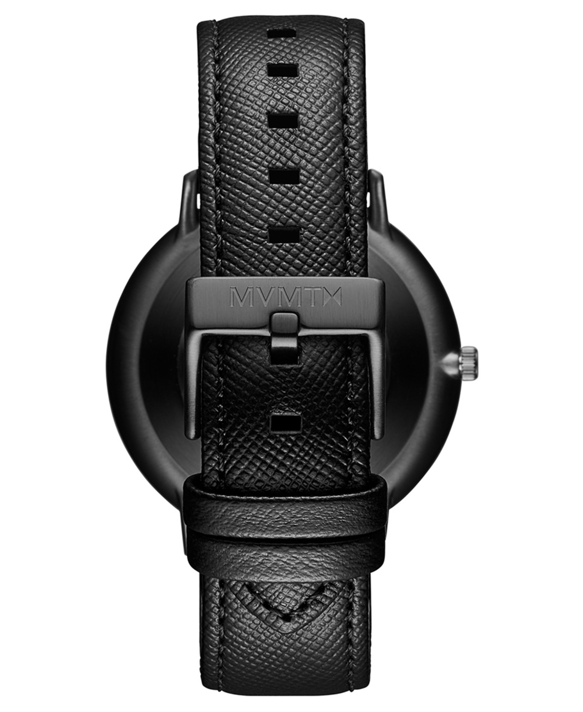 Shop Mvmt Men's Legacy Black Leather Watch 42mm