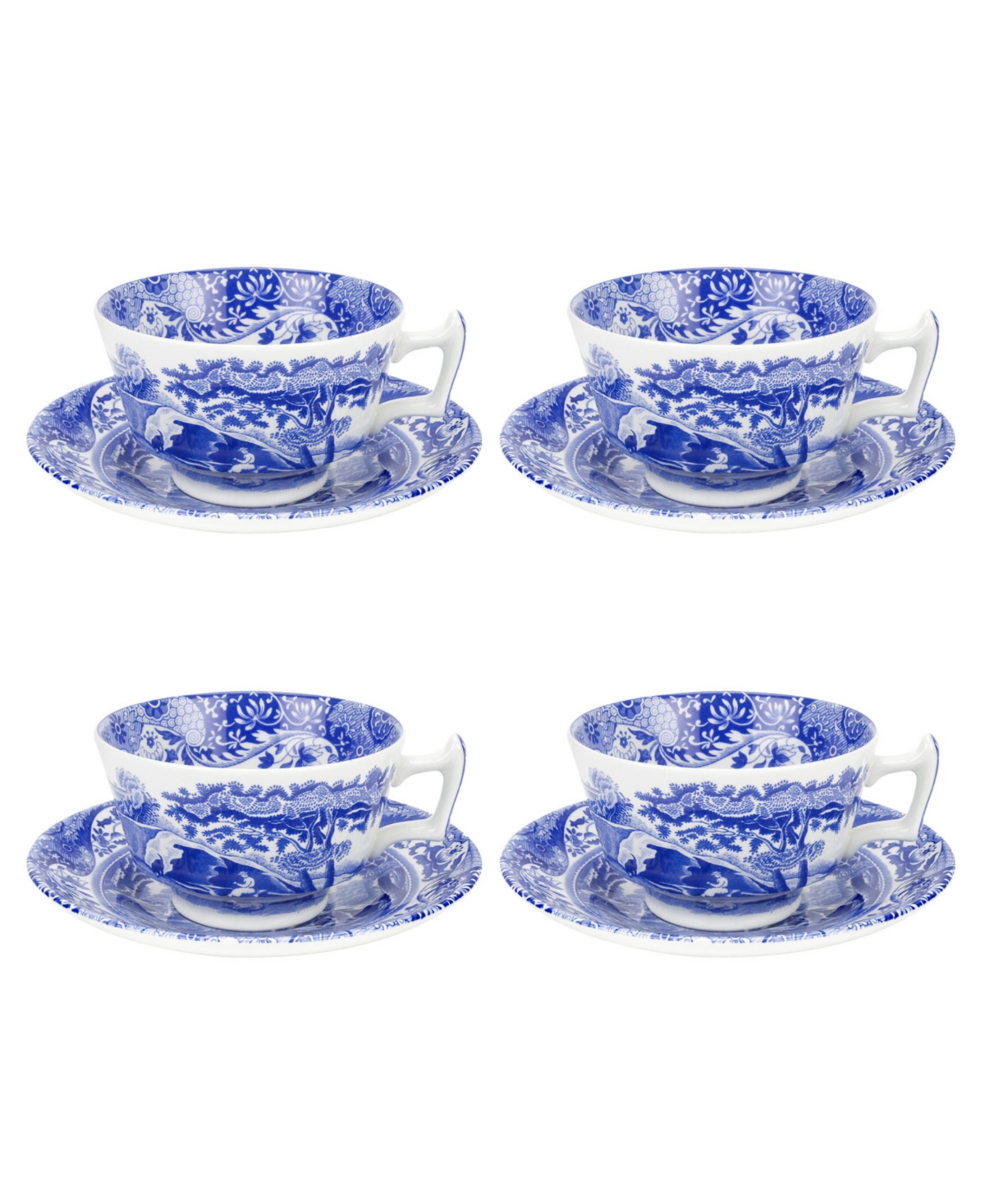 Spode Blue Italian Tea Serving Set In Blue