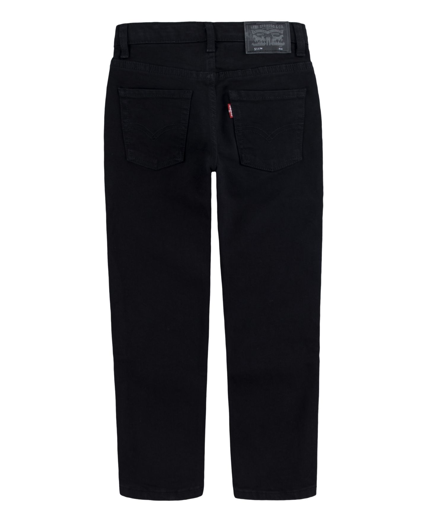 Джинсы Levi's 511 Slim Fit Stretch Performance для мальчиков, цвет: Чёрный — фото 8