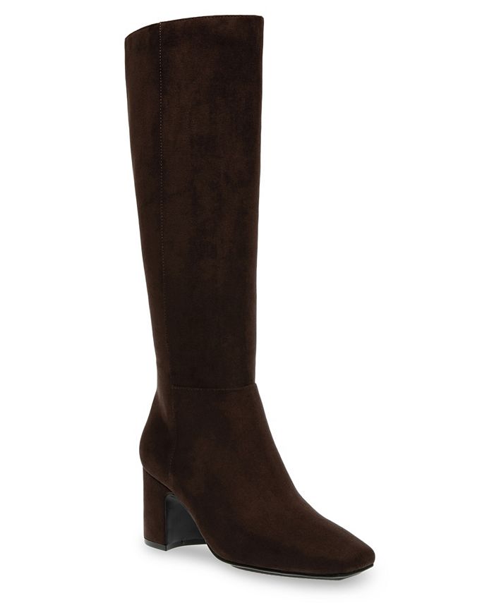 Anne Klein Women's Teodoro Square Toe Knee High Boots - Macy's