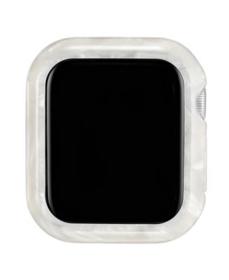 Women's Marbleized Ivory Acetate Protective Case designed for Apple Watch&reg; 44mm