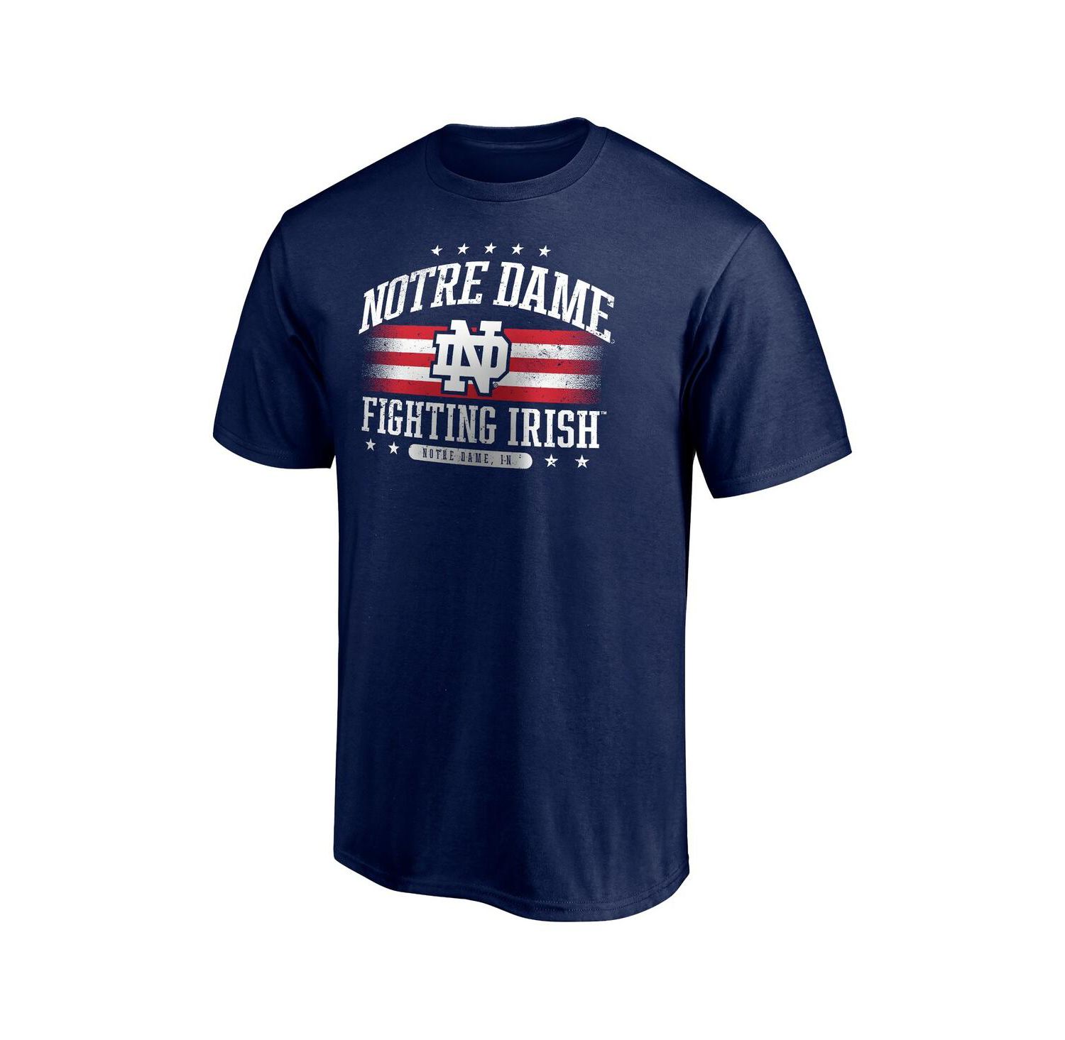 Men's Navy Notre Dame Fighting Irish Americana T-shirt