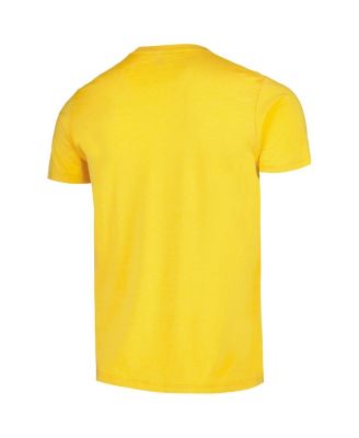 Men's Gold Superman Dad Power Tri-Blend T-shirt