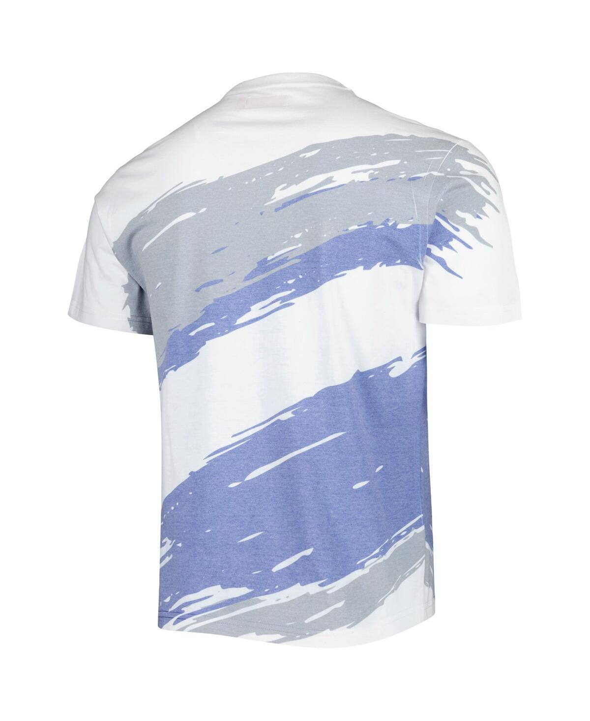 Shop Mitchell & Ness Men's  White Hampton Pirates Paintbrush Sublimated T-shirt