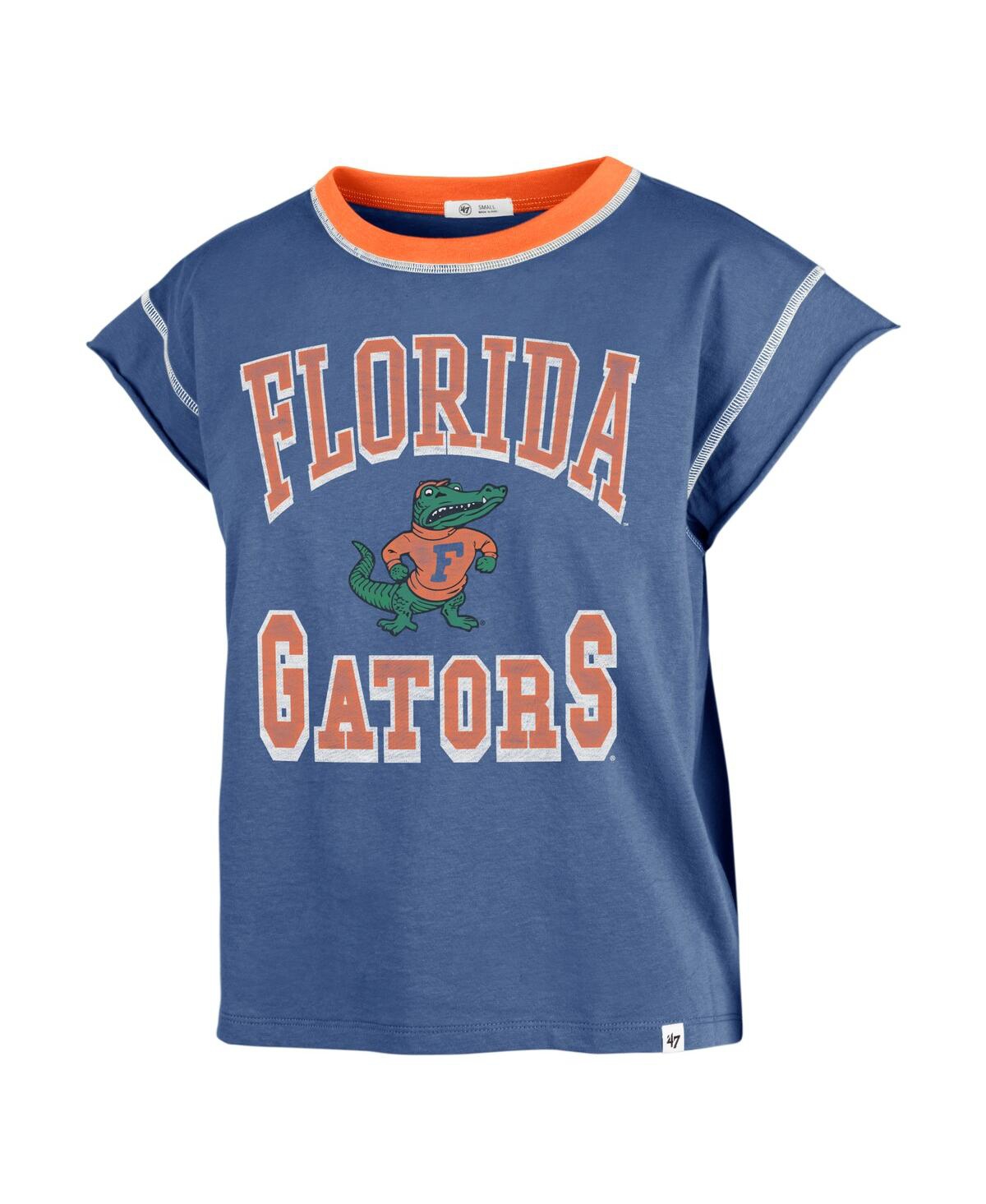 47 BRAND WOMEN'S '47 BRAND ROYAL FLORIDA GATORS SOUND UP MAYA CUTOFF T-SHIRT 