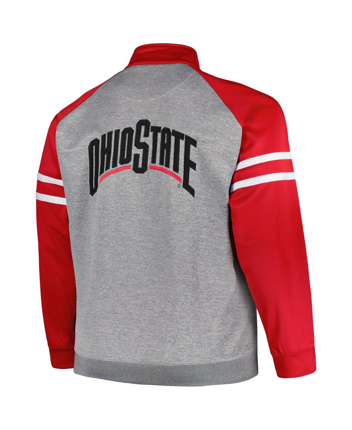 Shop Profile Men's  Scarlet Ohio State Buckeyes Fleece Full-zip Jacket