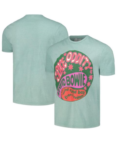 Мужская футболка Philcos Mint Distressed David Bowie Oddity Washed Graphic