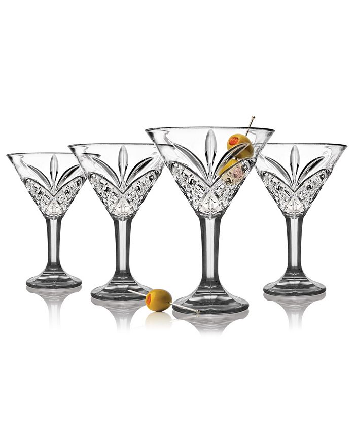 Godinger Dublin Martini Glasses, Set of 4 Macy's