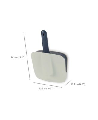 Cleanstore Wall-Mounted Dustpan Brush with Dust-Shield Storage