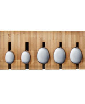 Elevate Steel Knives Bamboo 5-Piece Knife Block Set