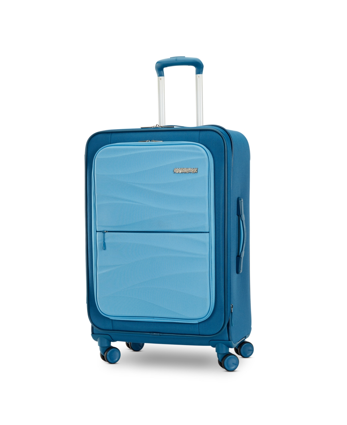 Shop American Tourister Cascade, 24" Spinner In Pacific Blue