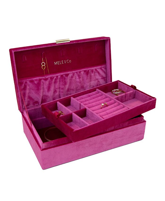 Mele & Co Jewel Elegant Velvet Jewelry Case Macy's