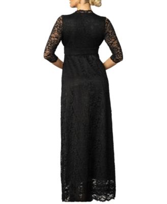 Women's Maria Lace A-Line Evening Gown with Pockets