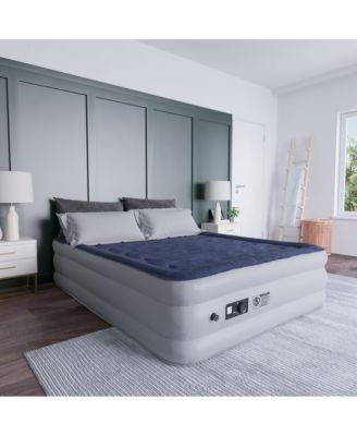 18 Inch Raised Inflatable Air Mattress With Internal Electric Pump