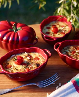 Ceramic 16-Oz. Petite Tomato Cocotte
