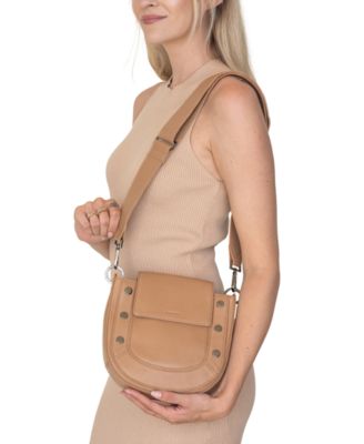 Kayce Saddle Small Leather Crossbody