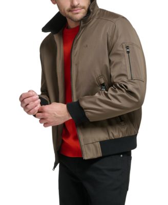 Men's Classic Zip-Front Ripstop Bomber Jacket
