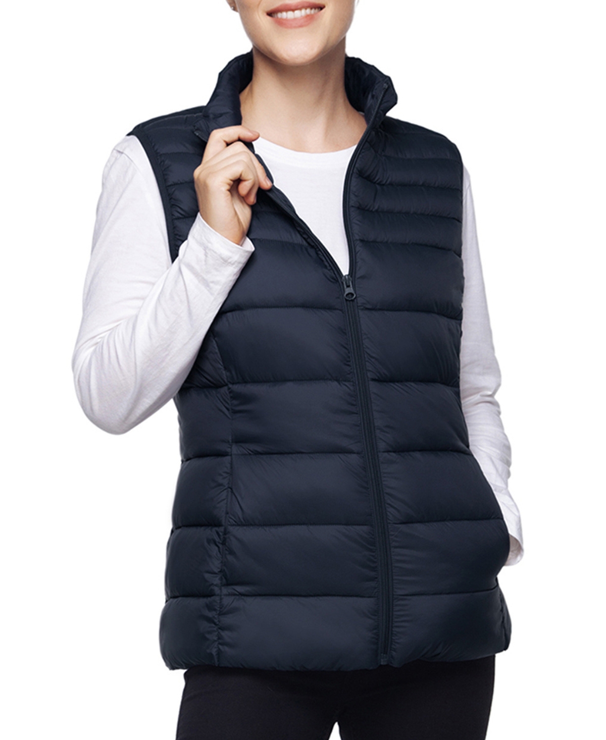Women's Lightweight Puffer Vest - Mauve