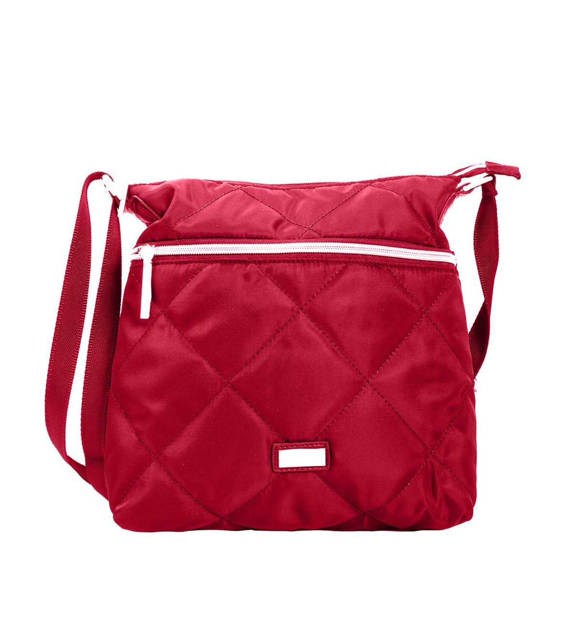 Hadaki Quilted Downtown Xbody Bag In Formula  Red