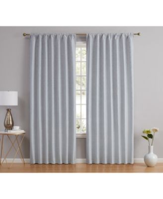 Franklin Moroccan 100% Complete Blackout Thermal Insulated Energy Savings Heat/Cold Blocking Back Tab Rod Pocket Curtain Drapery for Bedroom & Living Room, 2 Panels