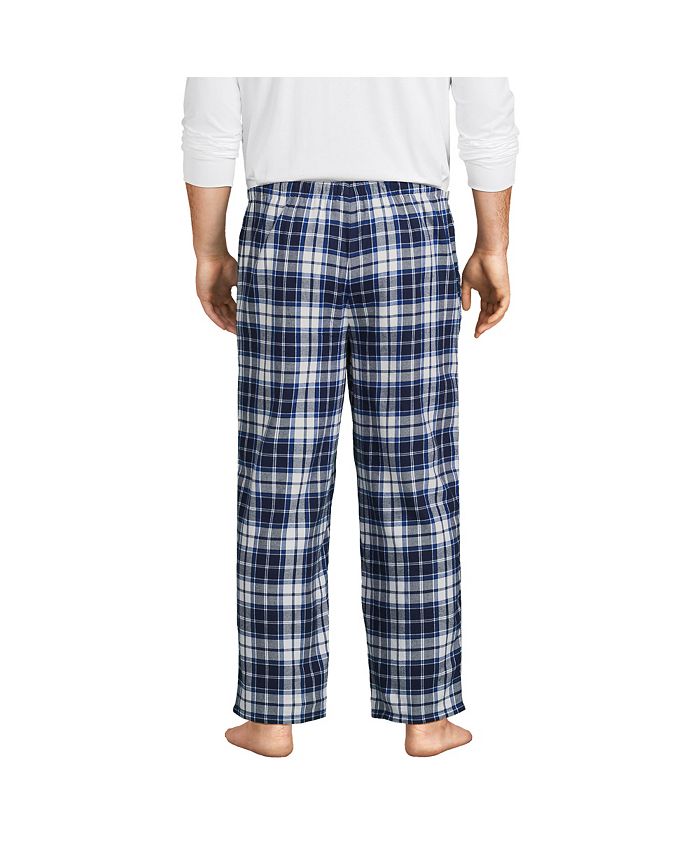 Lands' End Big & Tall Flannel Pajama Pants Macy's