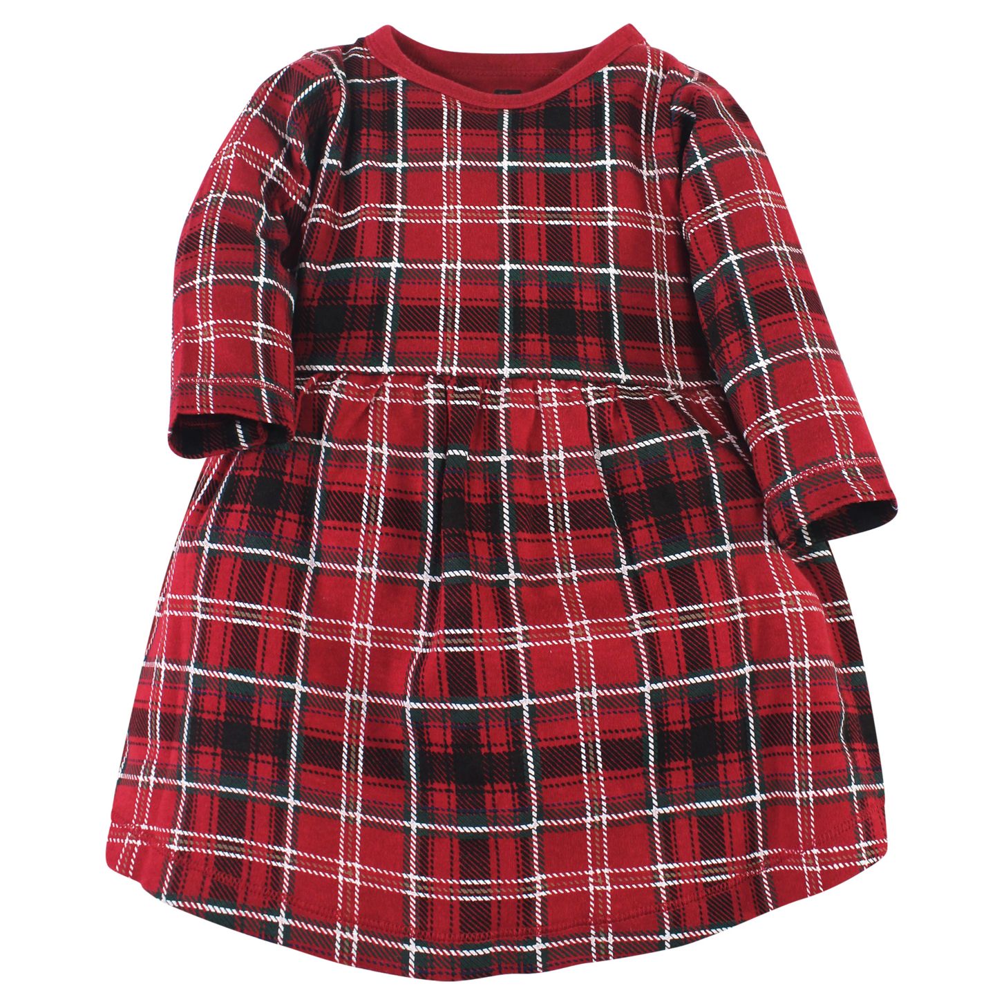 Платья Hudson Baby Two-Piece Set of Long-Sleeve Dresses для девочек-малышей, цвет: Вечнозелёный — фото 2