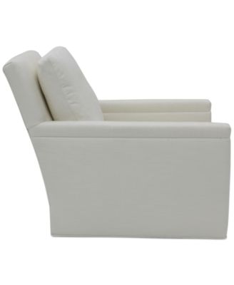 CLOSEOUT! Henwick 29" Fabric Swivel Chair, Created for Macy's