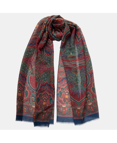 Женский шарф Elizabetta Uffizi - Wool for Women, цвет: Красный