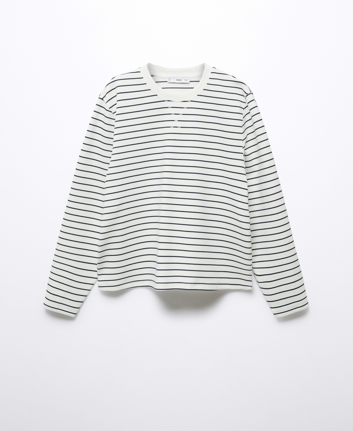 Mango Women's Striped Sweatshirt