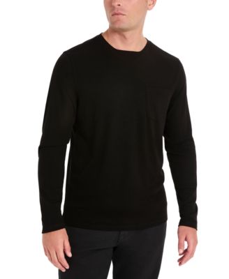 Kenneth Cole - Men's Techni-Cole Long-Sleeve Pocket T-Shirt