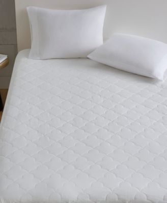 All Natural Cotton Percale Quilted Mattress Pad, Twin XL