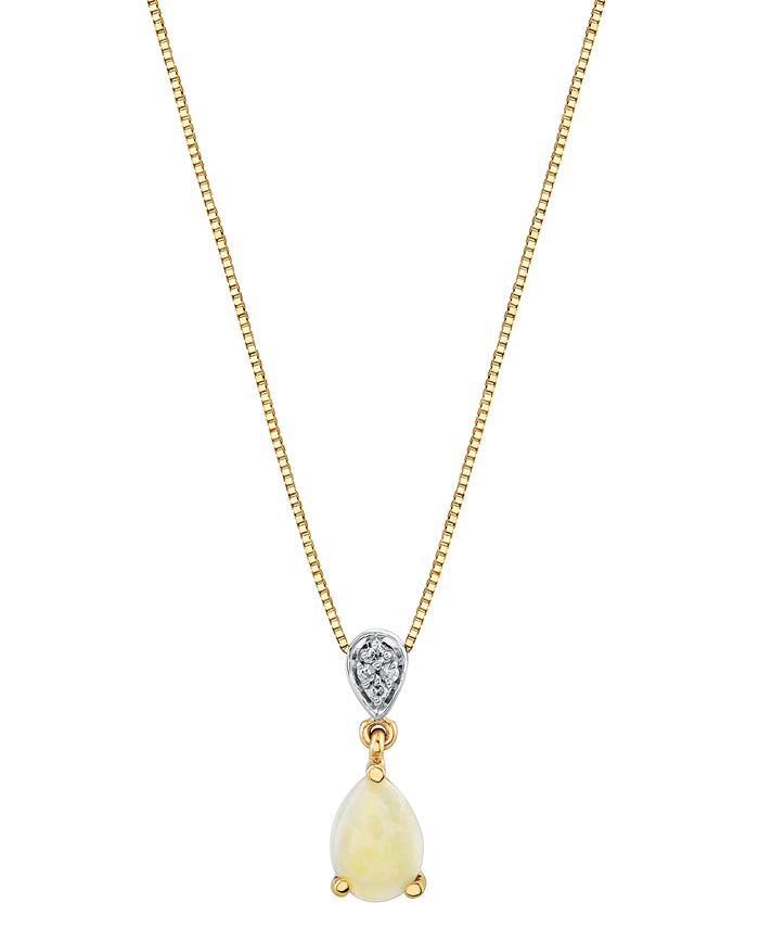 Opal store necklace macys
